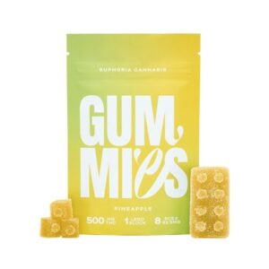 Euphoria Cannabis – Pineapple 500mg THC Gummies