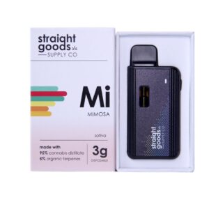 Straight Goods Supply Co. 3 Gram Disposable Vapes – Mimosa THC Distillate